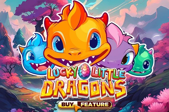 Glückliche kleine Drachen