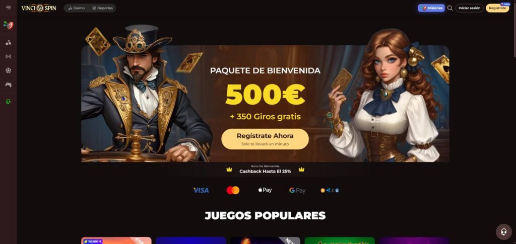 Vincispin Online Casino